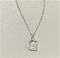 Collana Bolzoni in Oro bianco Diamante 0.06 Ct C0540-G - C0540-G